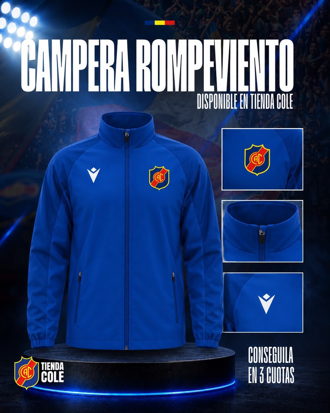 ROMPEVIENTO AZUL 2026